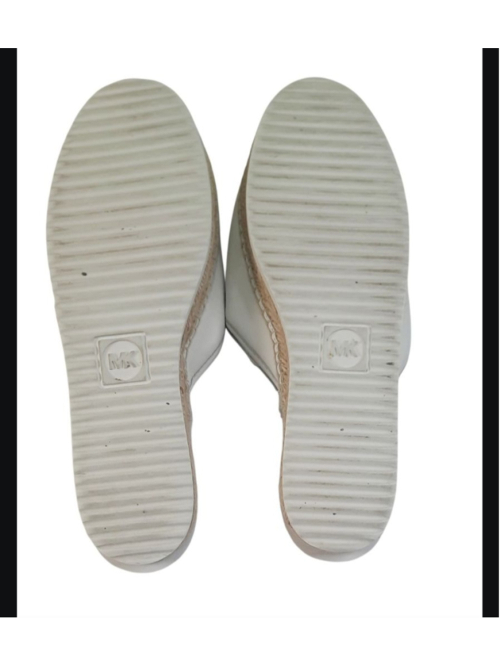 Women’s Michael Kors Hastings Espadrille Raised Sole Leather Mules •Size 10 - Picture 6 of 6
